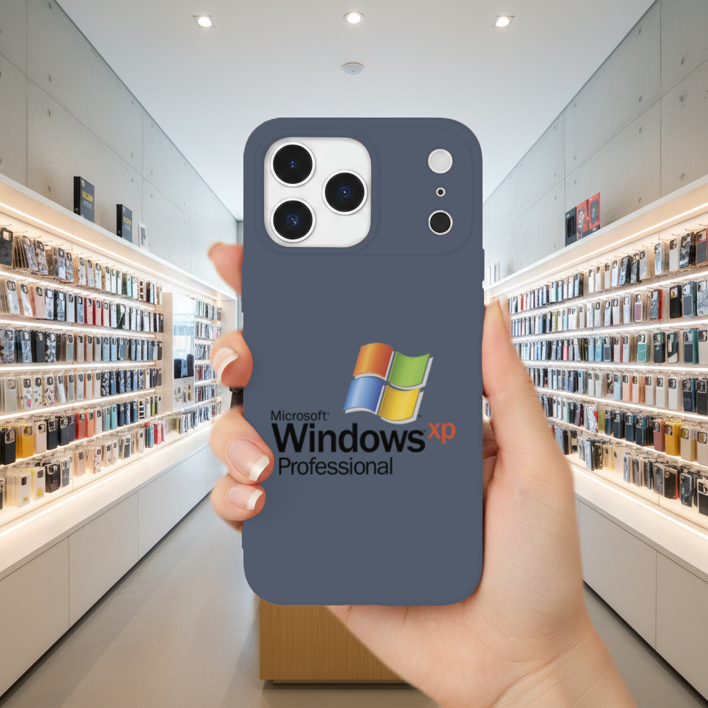Digital Nostalgia Windows XP Iconic Logo iPhone 17 Pro Max Case