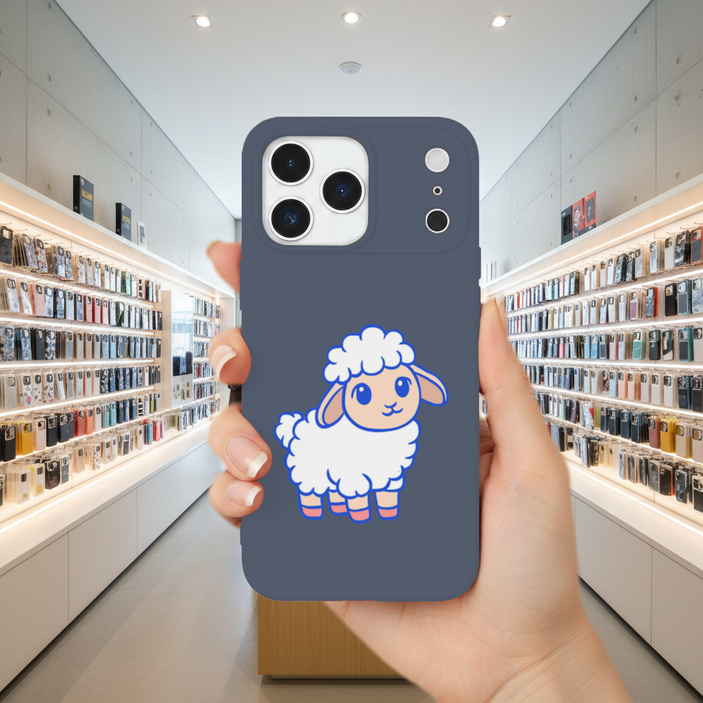 Cute Kawaii Lamb iPhone 17 Pro Max Case