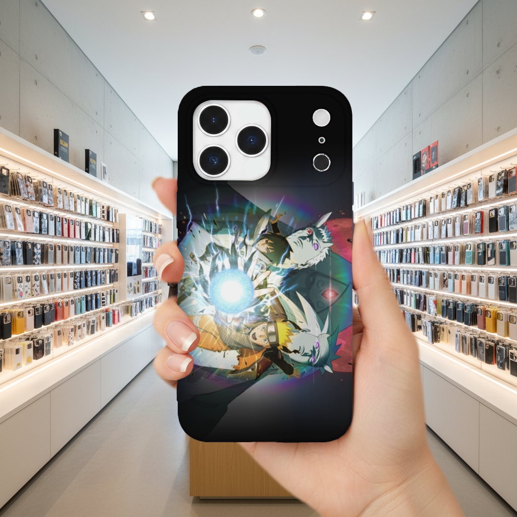 Naruto  Sasuke  Ultimate Rasengan Chidori Clash iPhone 17 Pro Max Case