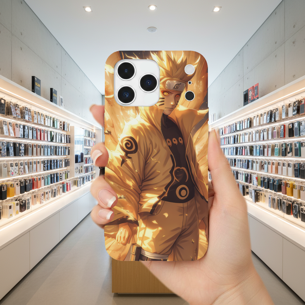 Naruto Uzumaki  Kurama Chakra Mode Awakening iPhone 17 Pro Max Case