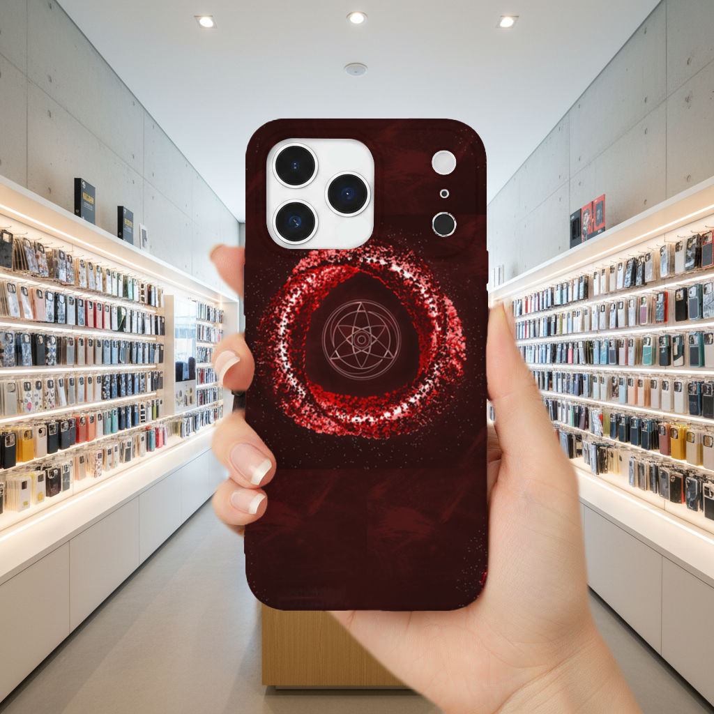 Mangekyō Sharingan  The Infinite Vortex of Power iPhone 17 Pro Max Case
