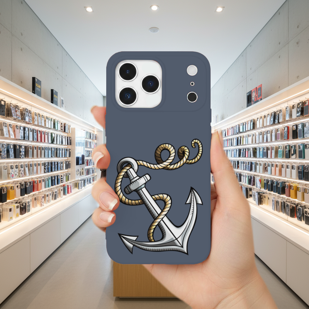 Sailor Anchor with Rope Tattoo Art iPhone 17 Pro Max Case