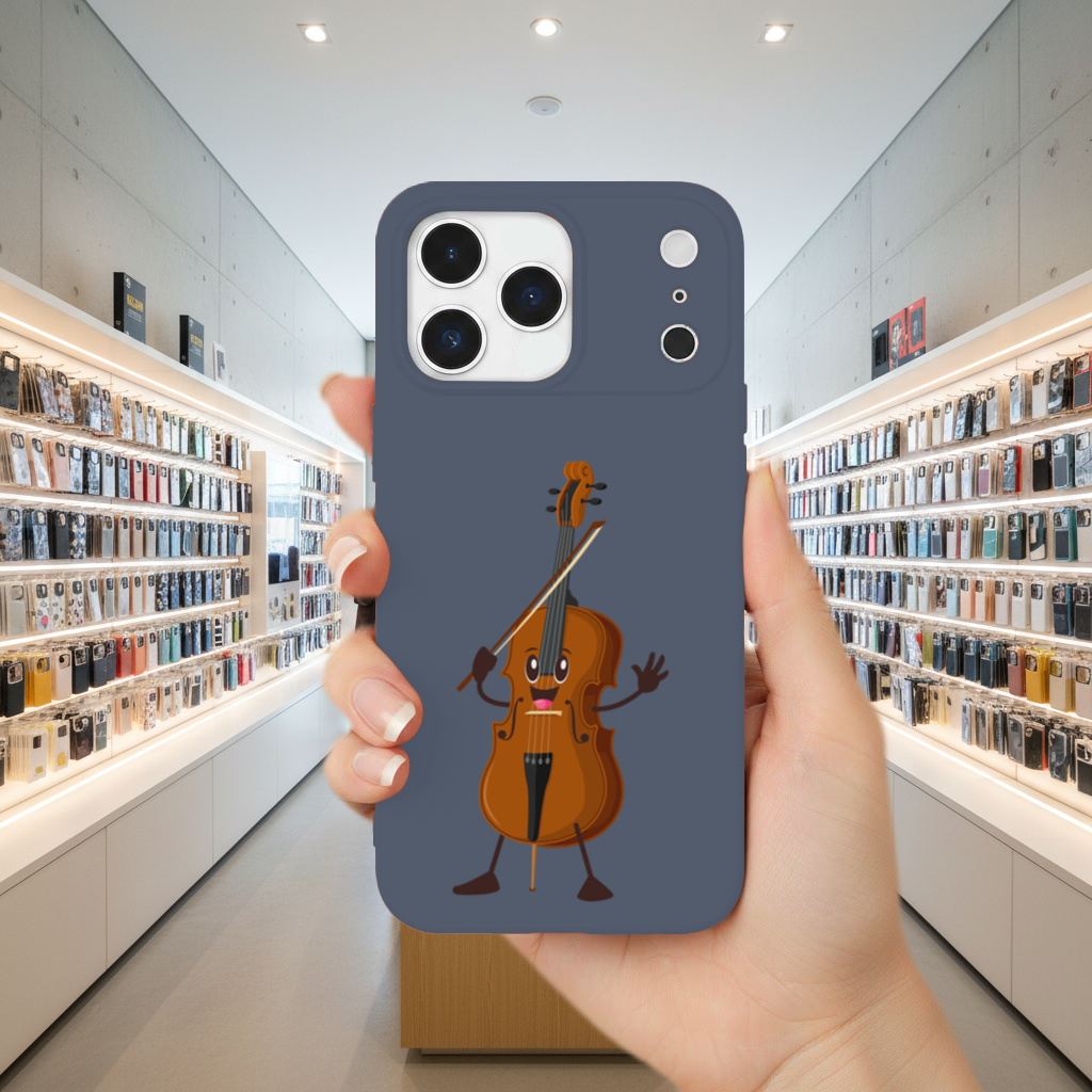 Happy Cello Character Art Design iPhone 17 Pro Max Case