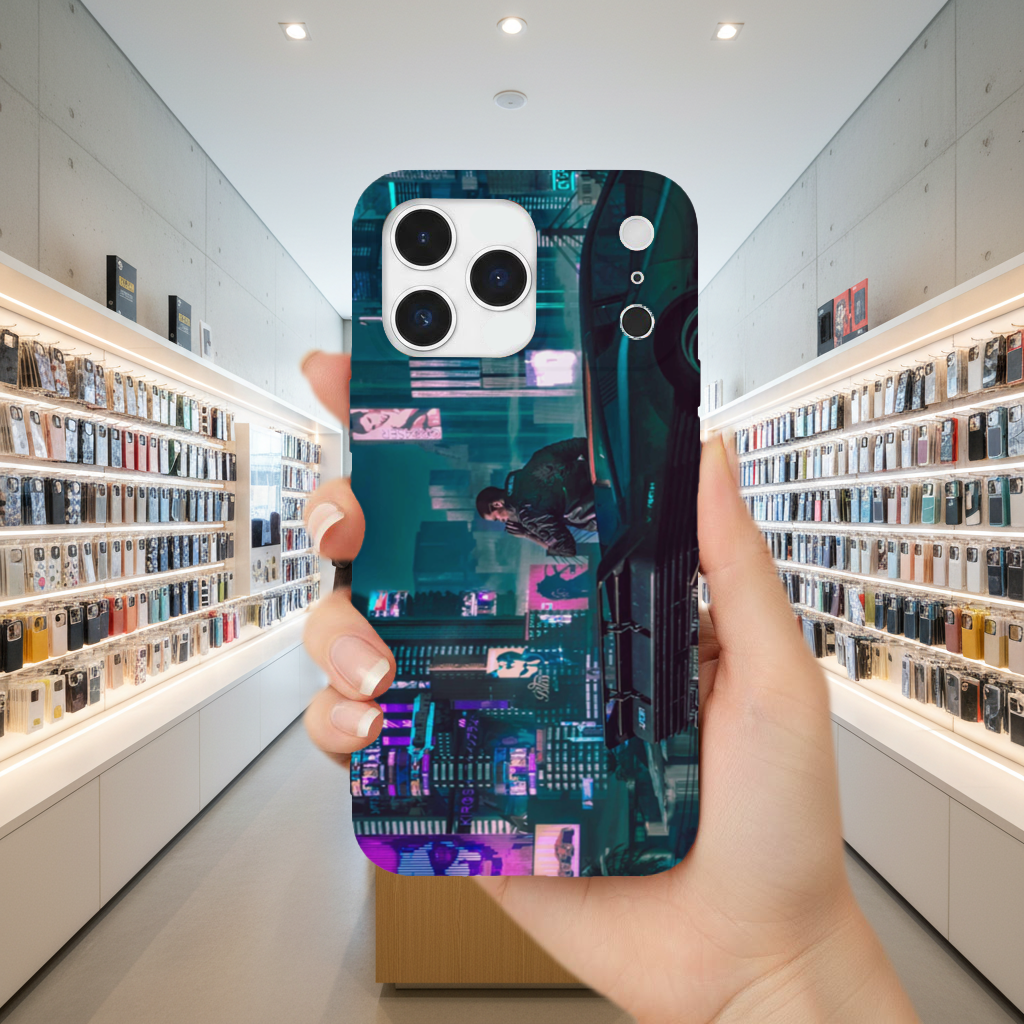 Cyberpunk Themed Customizable Gaming Design Product iPhone 17 Pro Max Case