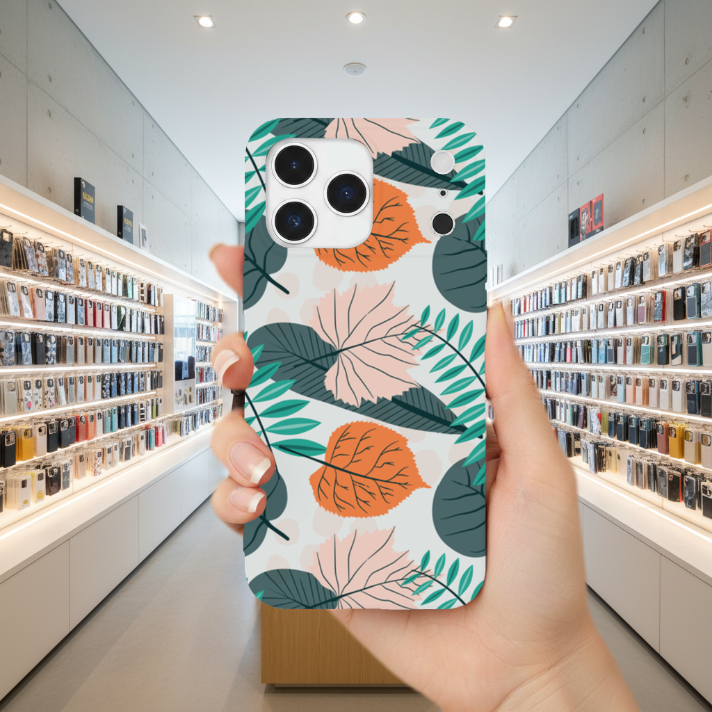 Modern Tropical Leaves iPhone 17 Pro Max Case