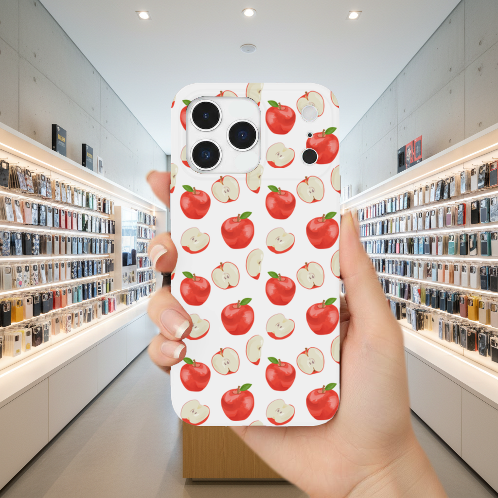 Red Apple Slices iPhone 17 Pro Max Case