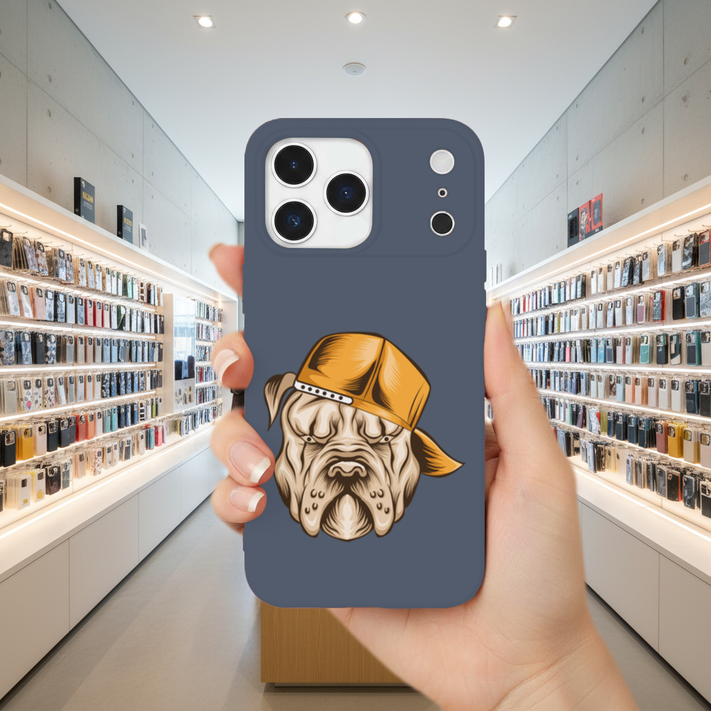 Angry Bulldog Snapback iPhone 17 Pro Max Case
