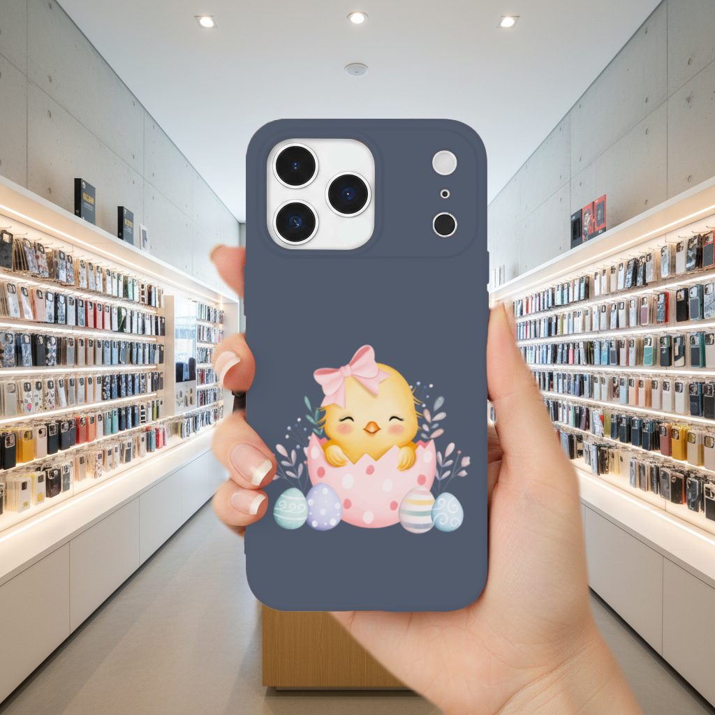 Easter Chick with Eggs iPhone 17 Pro Max Case