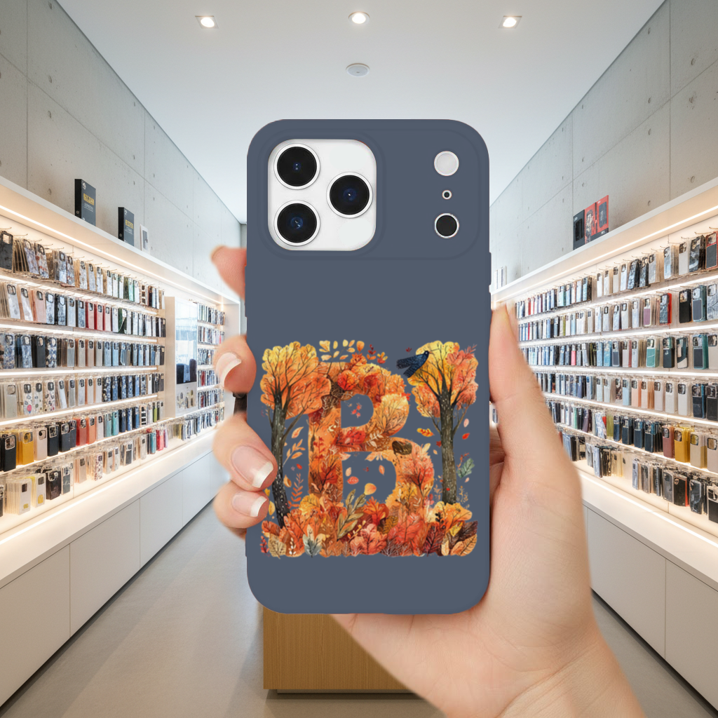 Fall Foliage Letter B iPhone 17 Pro Max Case