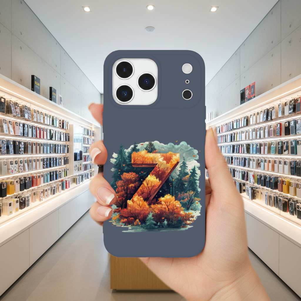 Autumn Leaf Forest Letter Z iPhone 17 Pro Max Case