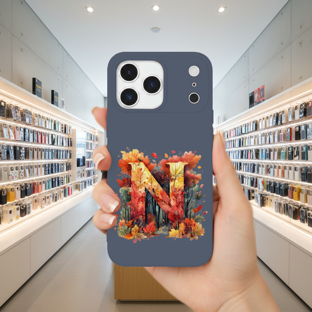 Autumn Leaf Monogram N iPhone 17 Pro Max Case