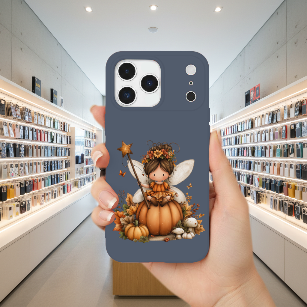 Whimsical Autumn Pumpkin Fairy iPhone 17 Pro Max Case