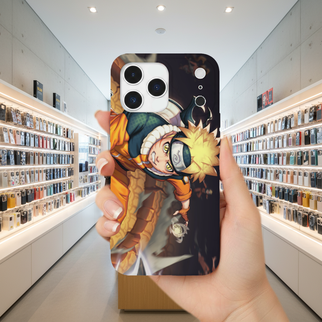 Golden Energy Fighter in Orange Jumpsuit iPhone 17 Pro Max Case