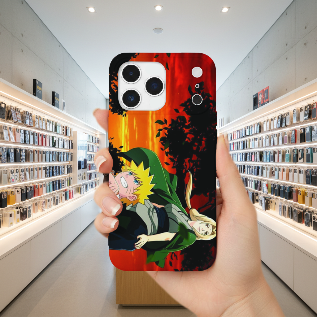 Orange Jacket Warrior Red Sunset iPhone 17 Pro Max Case