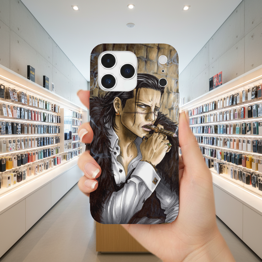 Mysterious Mafia Boss with Gold Hook iPhone 17 Pro Max Case