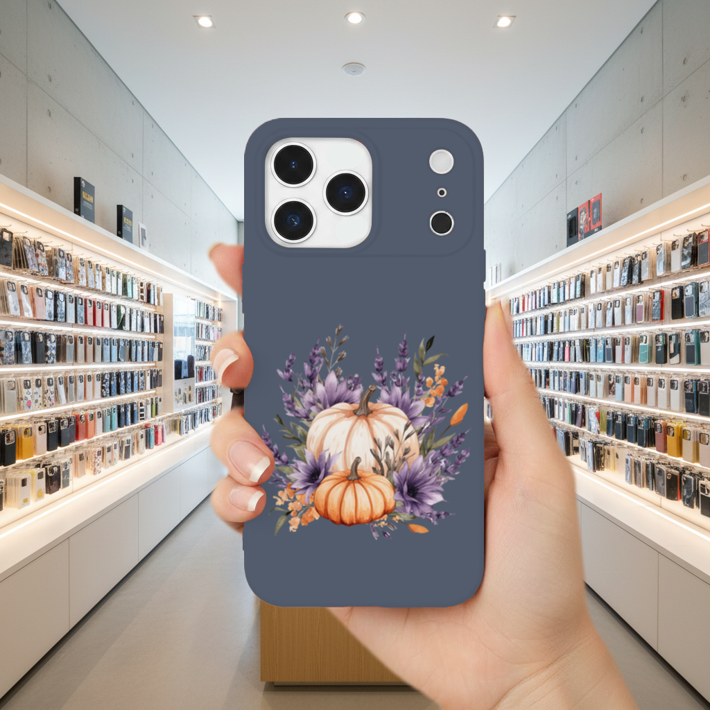 Lavender and Pumpkin Autumn Bouquet iPhone 17 Pro Max Case