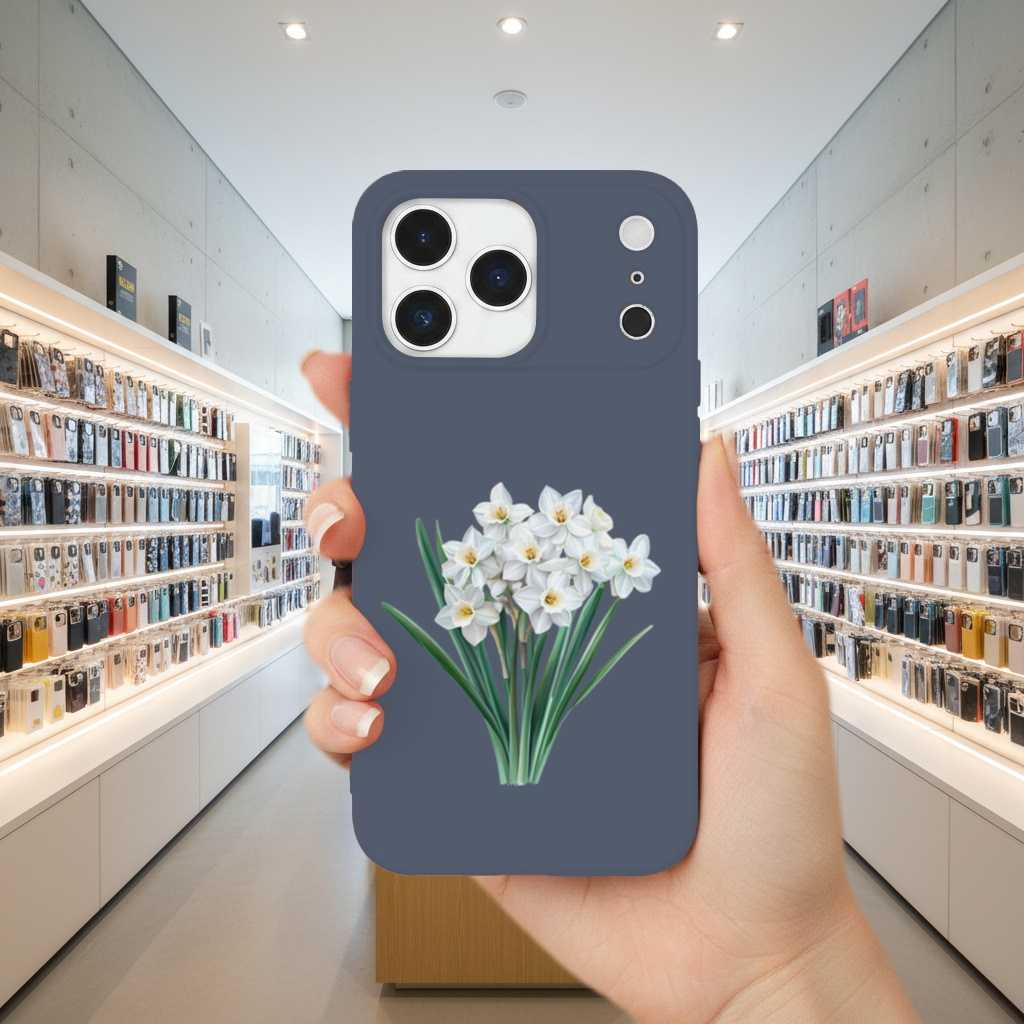 White Daffodil Bouquet Botanical 