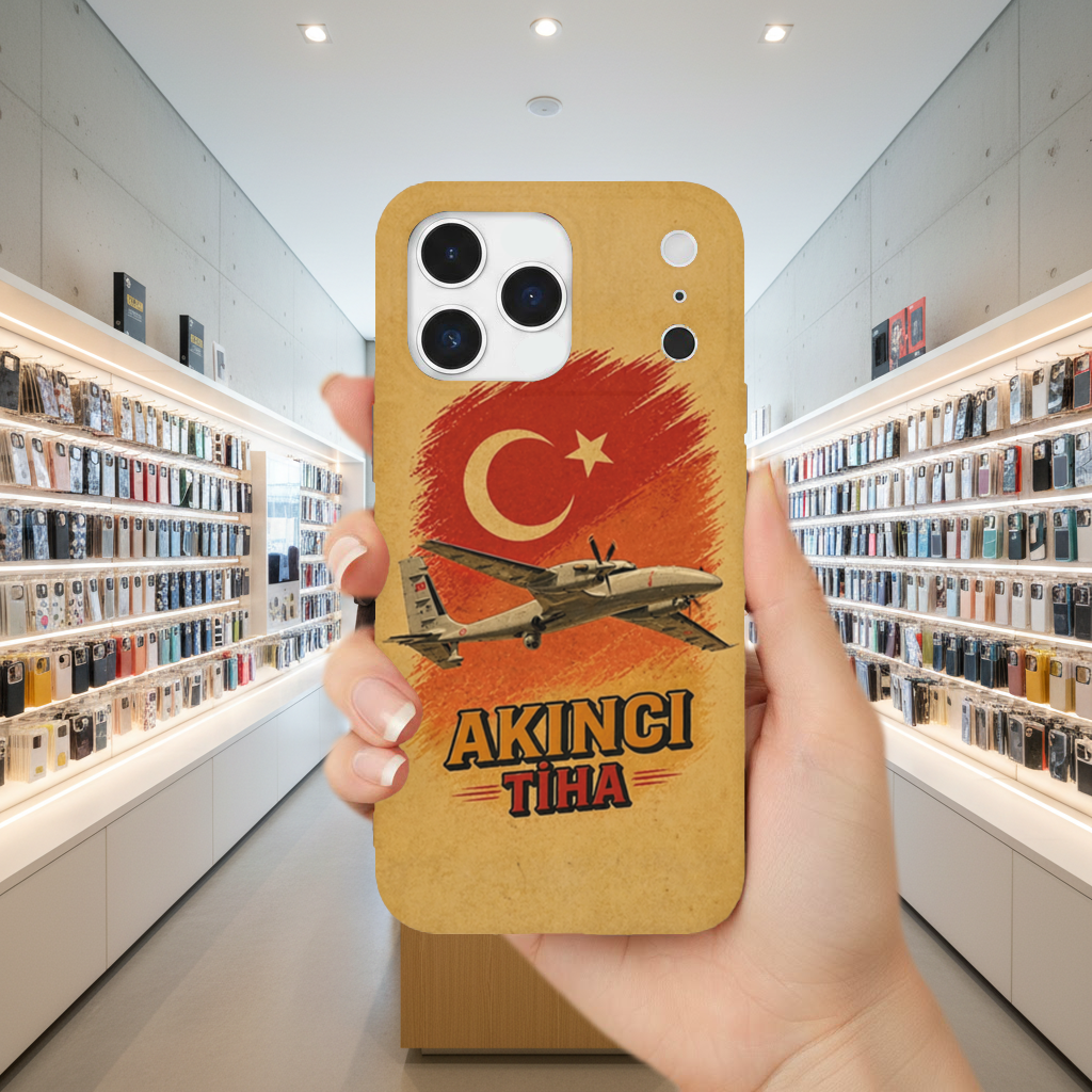Akıncı Tiha Retro Askeri iPhone 17 Pro Max Kılıfı