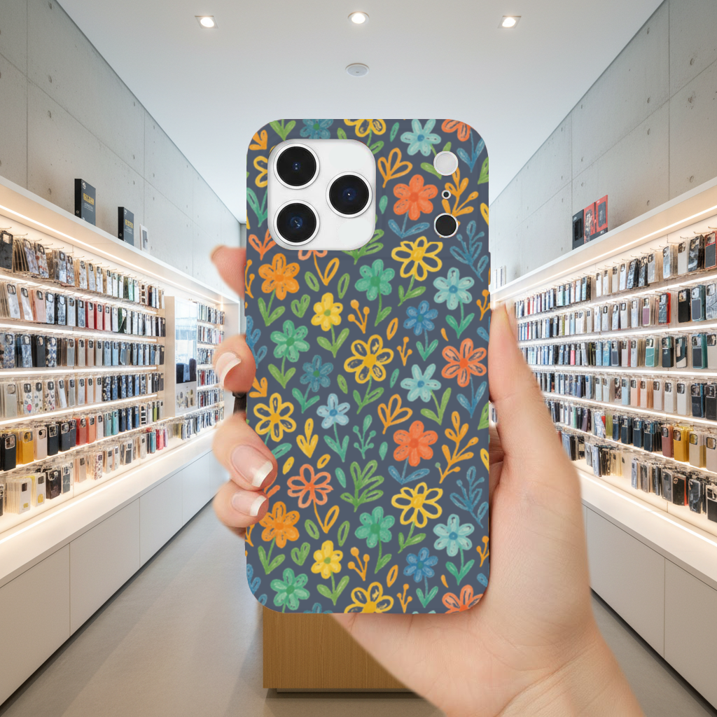 Colorful Boho Wildflowers iPhone 17 Pro Max Case
