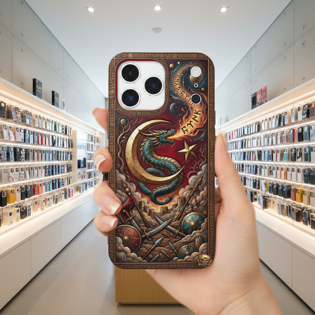 Mythical Dragon  Crescent Phone Case iPhone 17 Pro Max Case