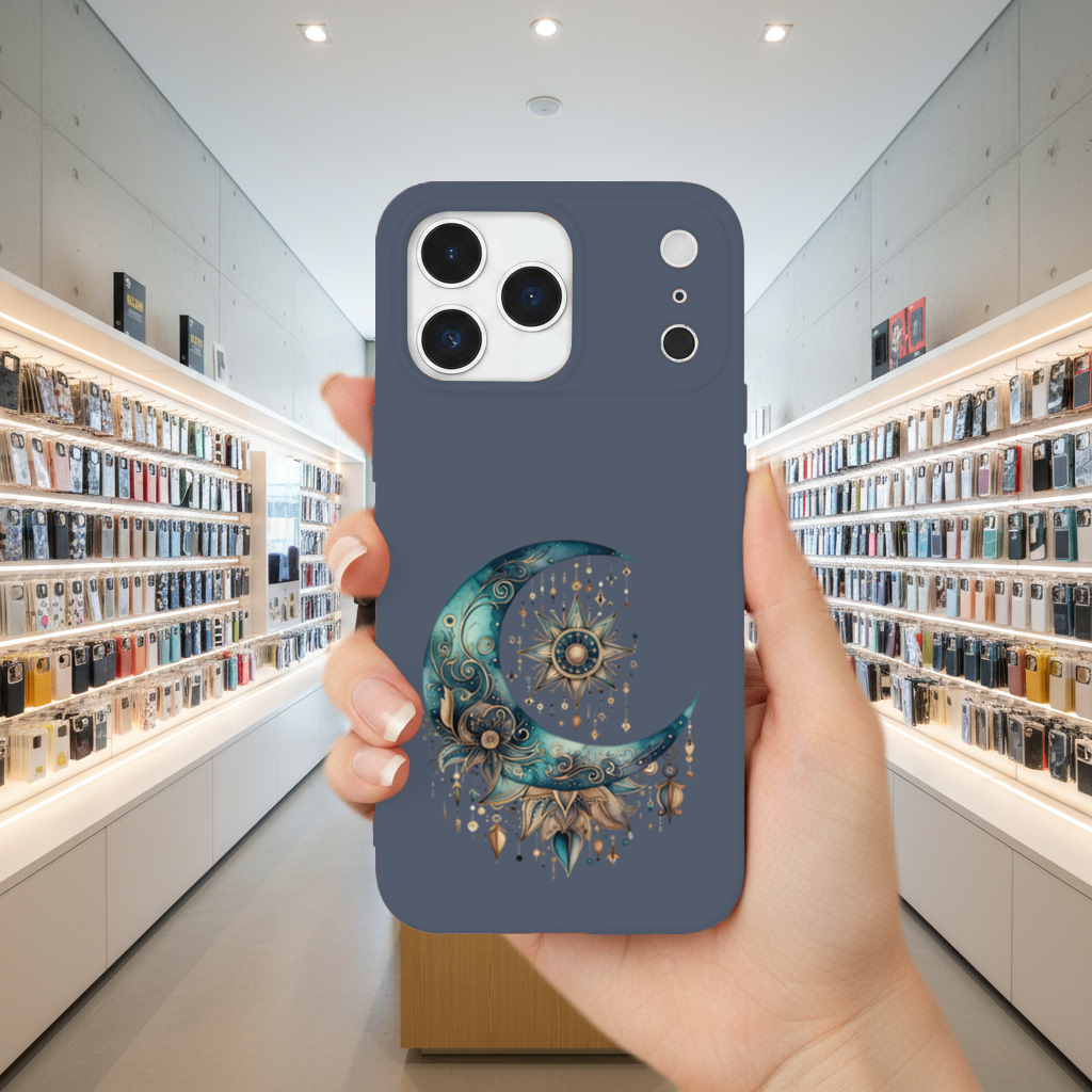 Boho Göksel Güneş ve Ay iPhone 17 Pro Max Kılıfı