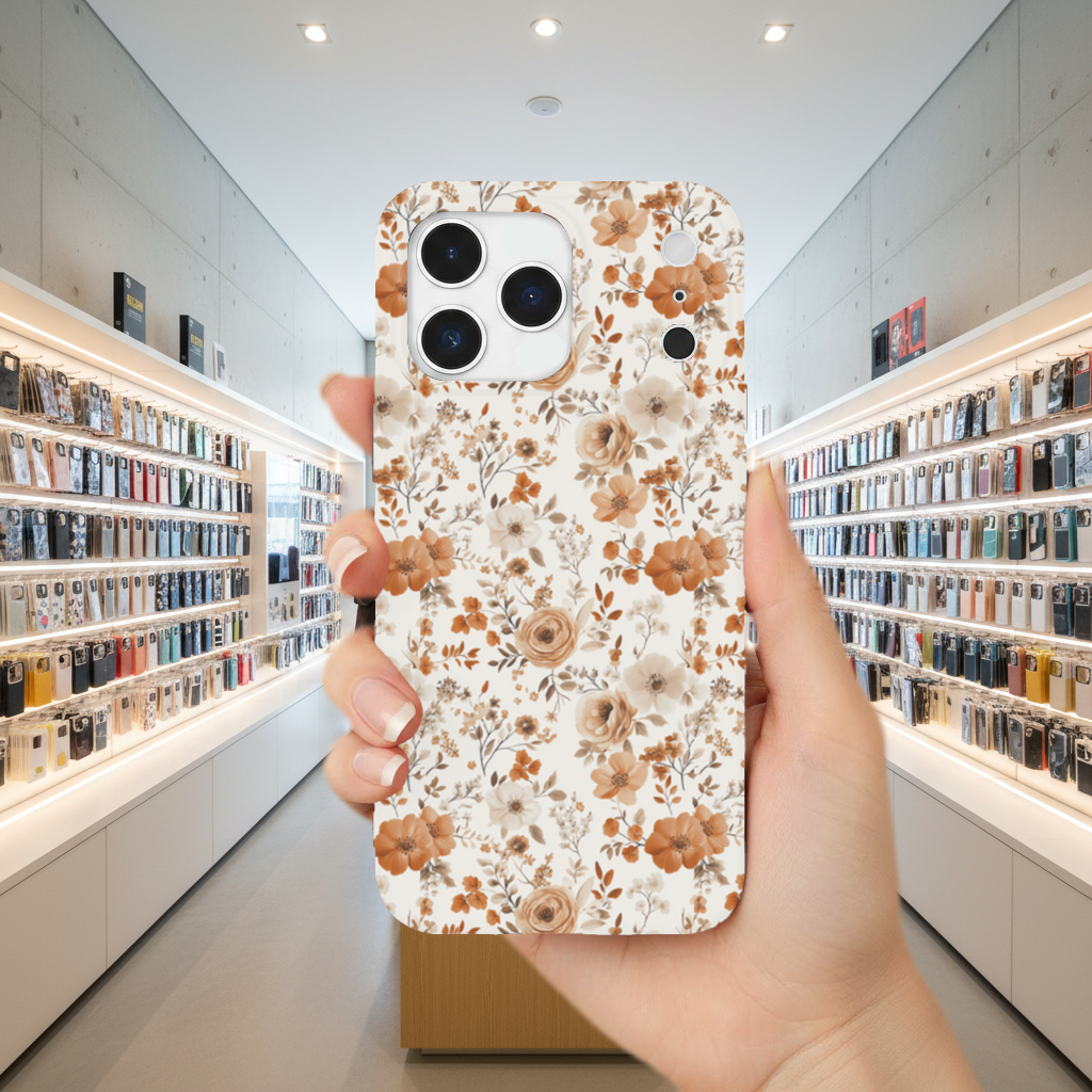 Terracotta Vintage Rose iPhone 17 Pro Max Case