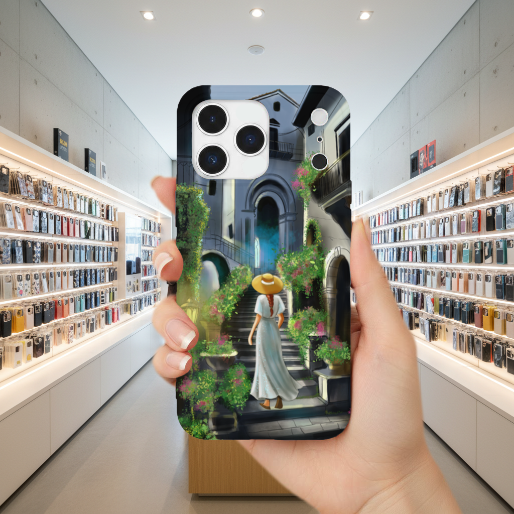 Journey Through Time The Tale of Flowery Streets iPhone 17 Pro Max Case