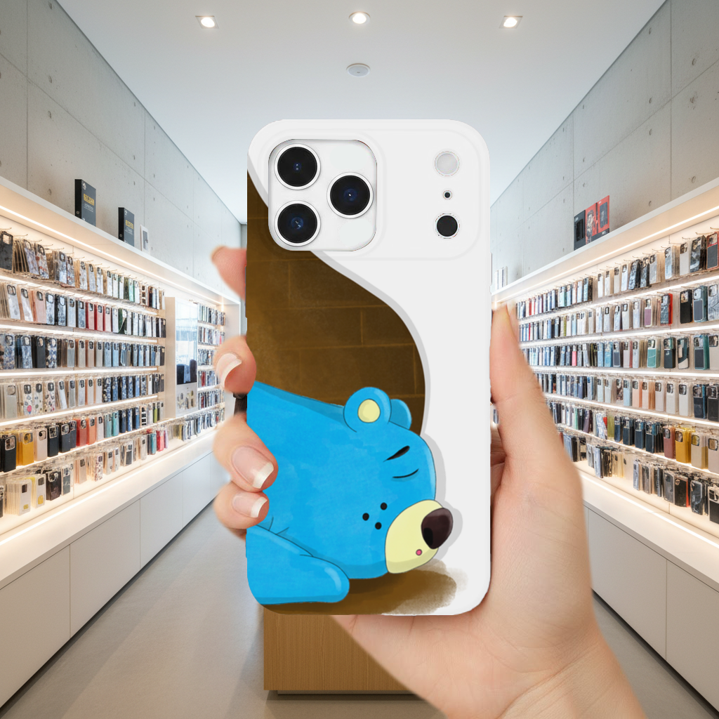 Mavi Ayı - Ayı Pooli-Masal Karakteri iPhone 17 Pro Max Kılıfı