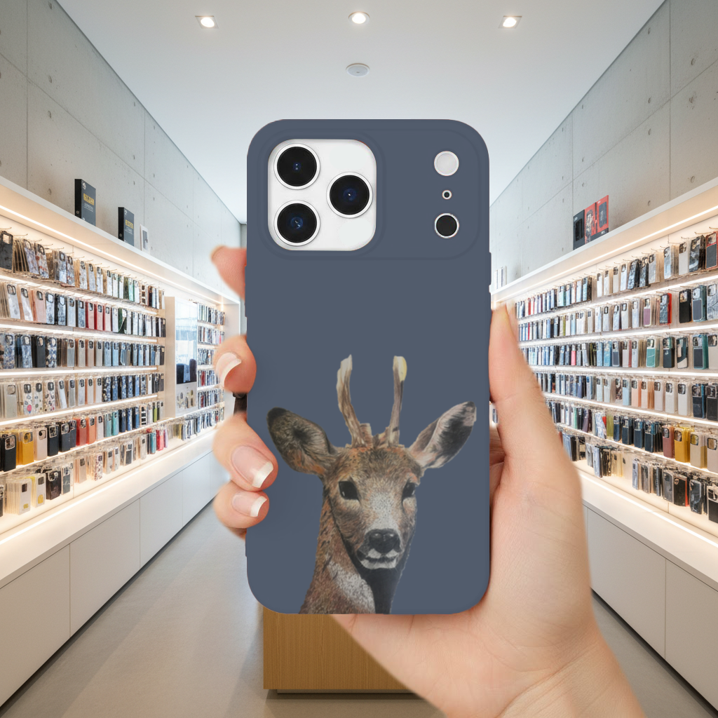 Deer colored pencil sketch iPhone 17 Pro Max Case