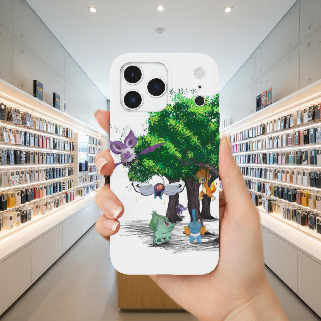 Fanmade Fakemon Characters, happy friends, anime characters iPhone 17 Pro Max Case