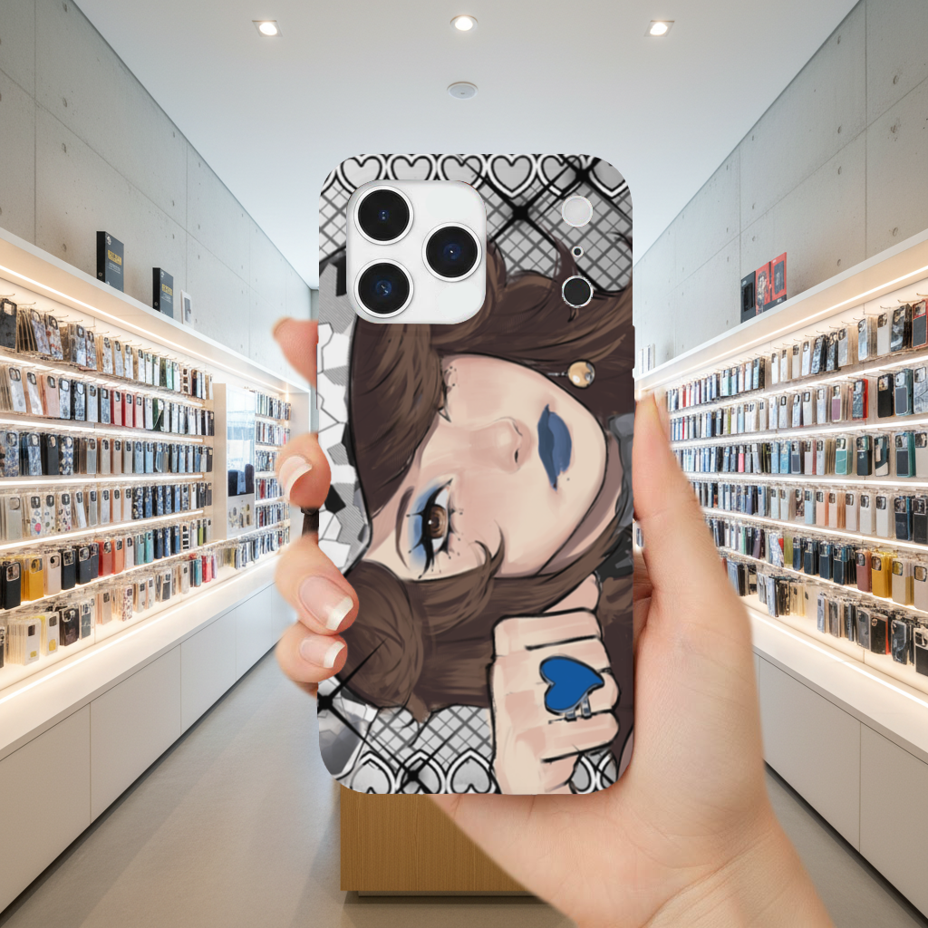 blue heart iPhone 17 Pro Max Case