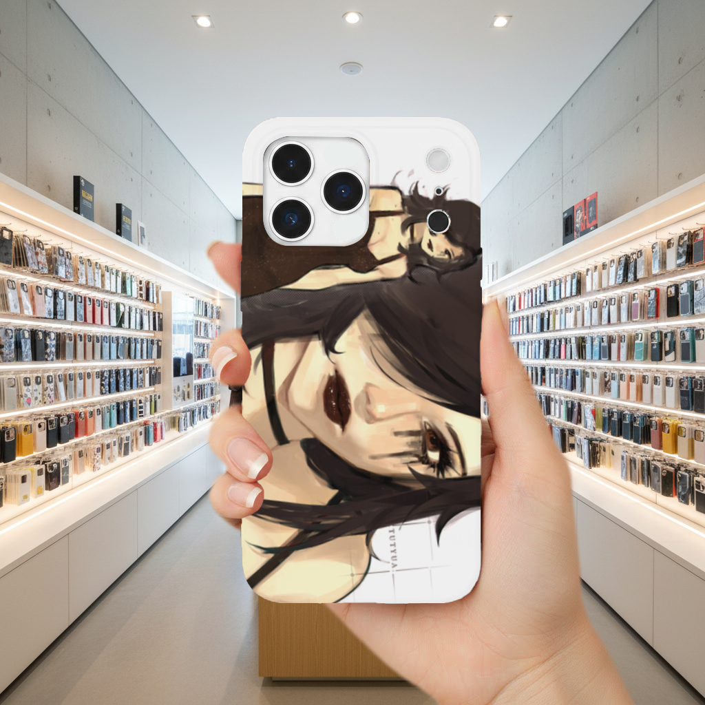 Goth Anime Girl iPhone 17 Pro Max Case