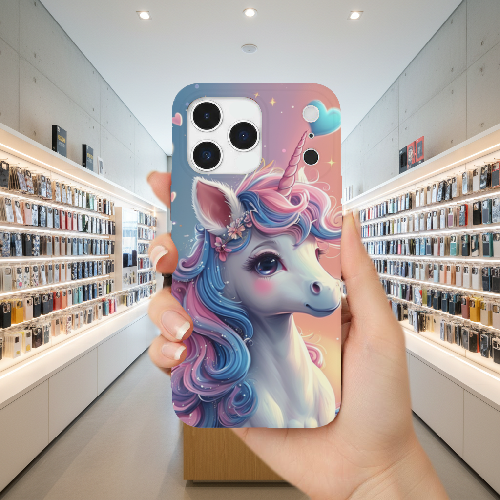 Pastel Kawaii Unicorn Wallpaper iPhone 17 Pro Max Case