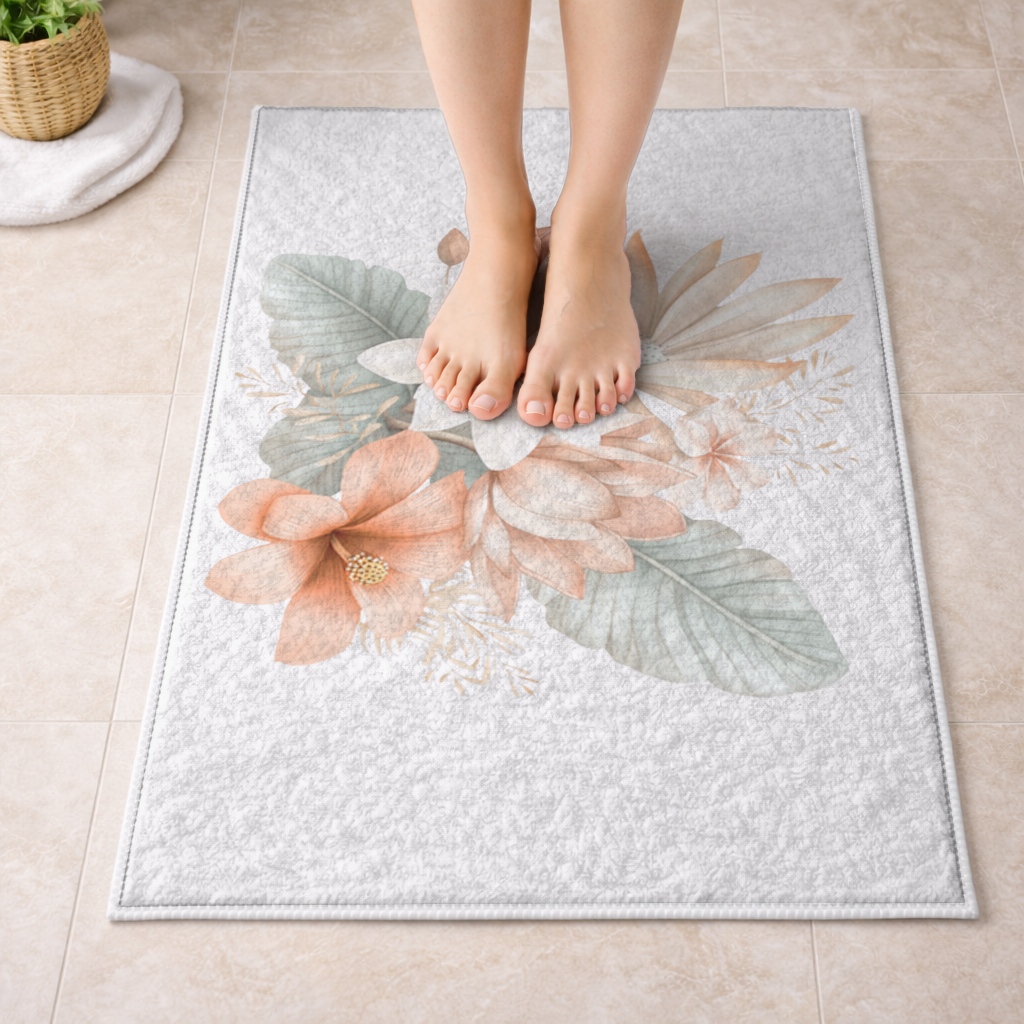 Soft Peach Tropical Floral Bouquet