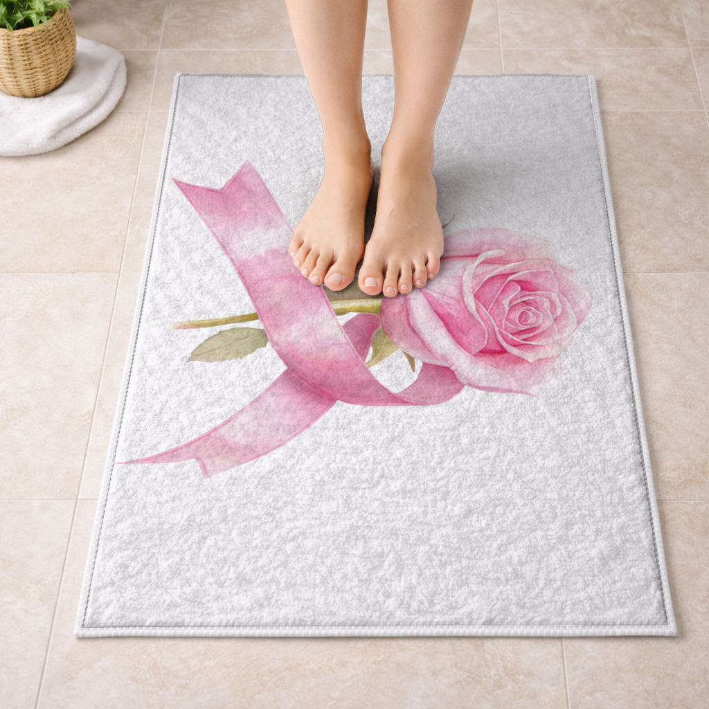 Breast Cancer Awareness Pink Rose 