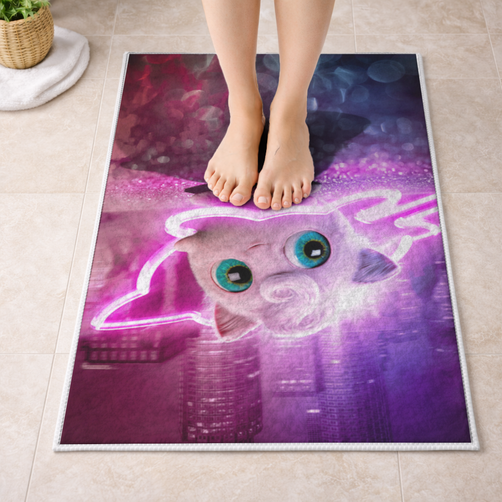 Cyberpunk Pink Fluffy Creature 