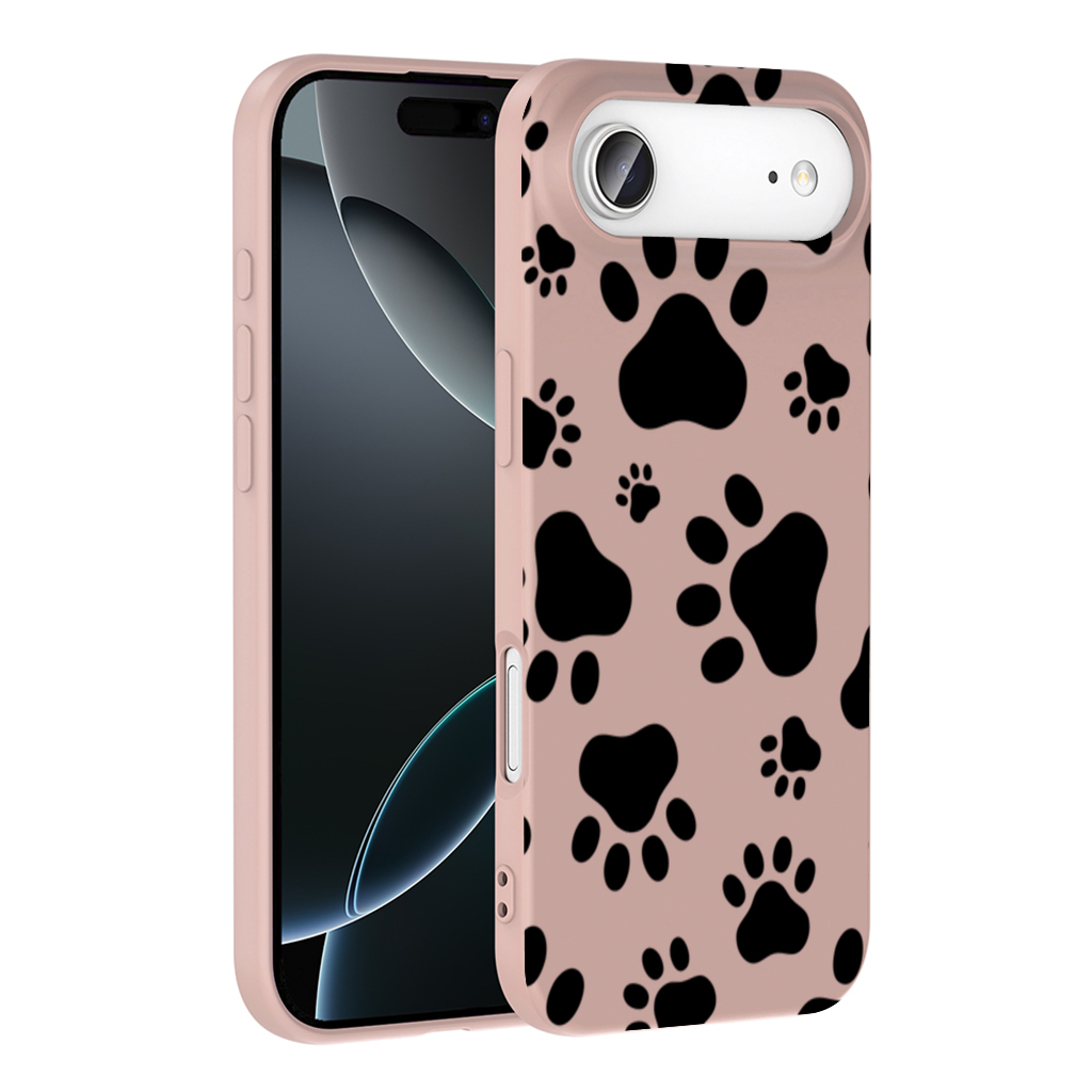 Black and White Paw Pattern Design İphone 17 Air Case
