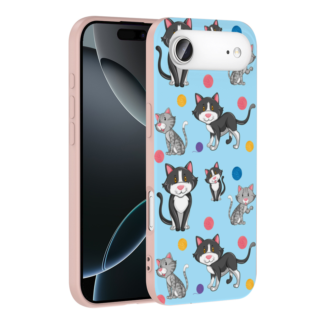 cat repeat pattern İphone 17 Air Case