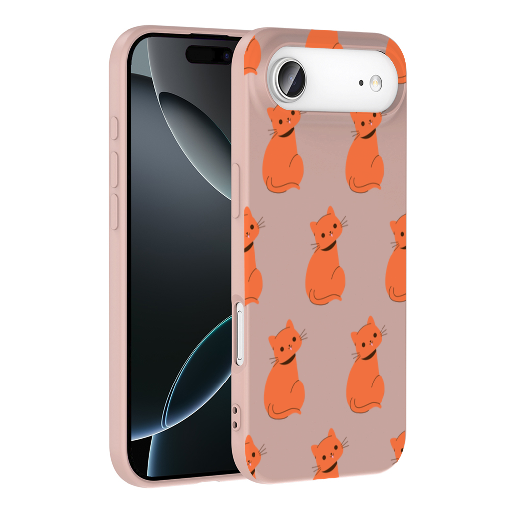 Kawaii Orange Cat Blep İphone 17 Air Case