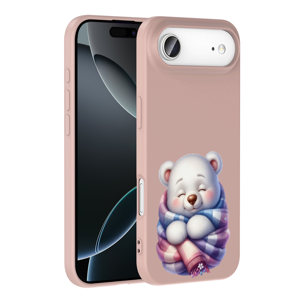 Cozy Sleepy Polar Bear Cub İphone 17 Air Case