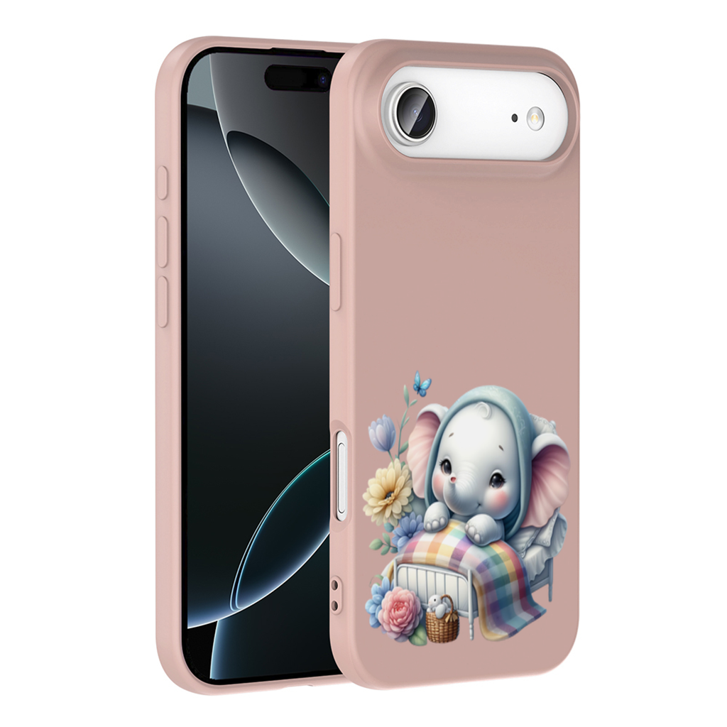 Sleeping Baby Elephant in Bed İphone 17 Air Case