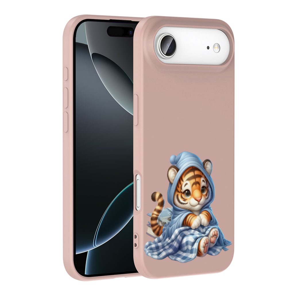 Sleepy Baby Tiger Cub on Books İphone 17 Air Case