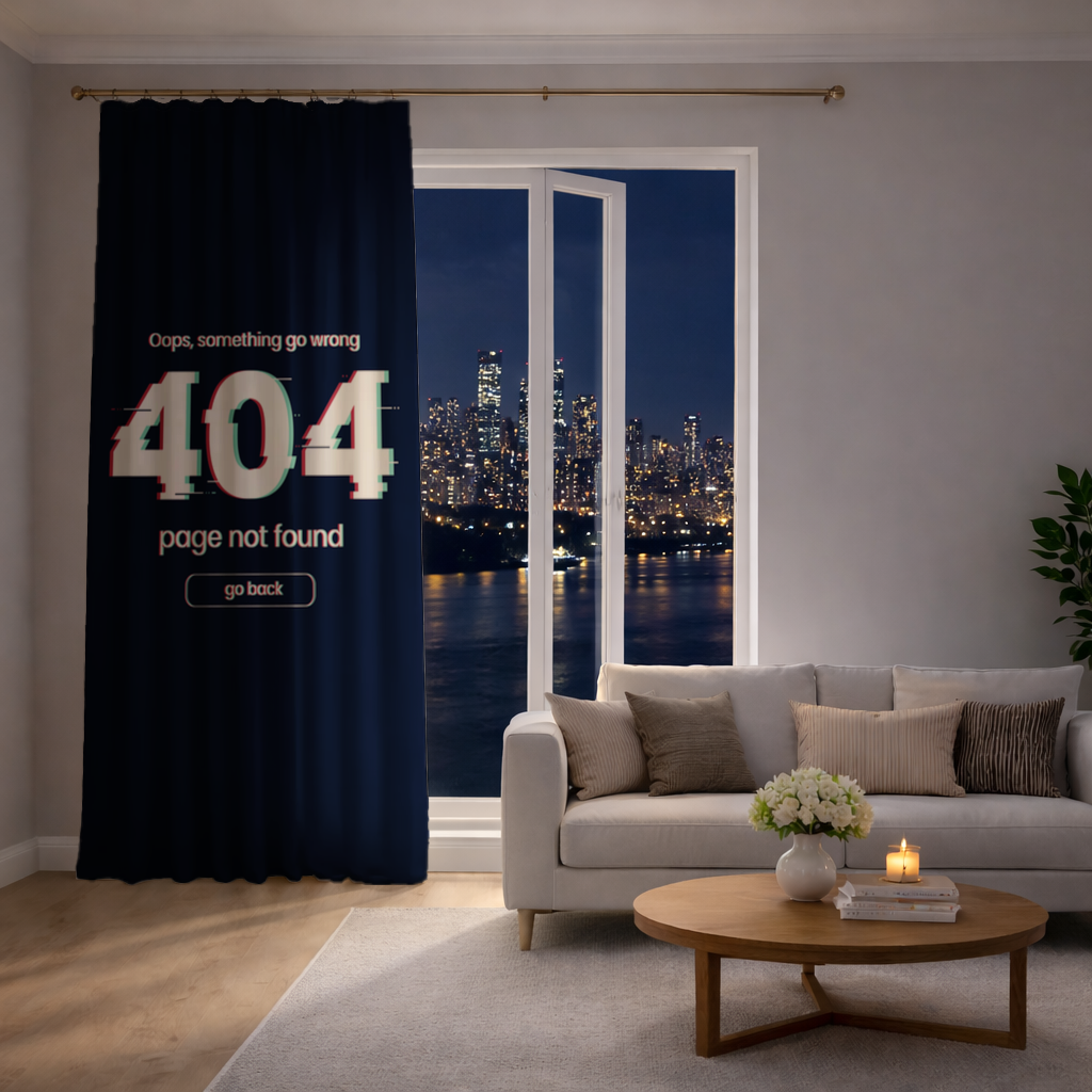 404 Error Glitch Design 