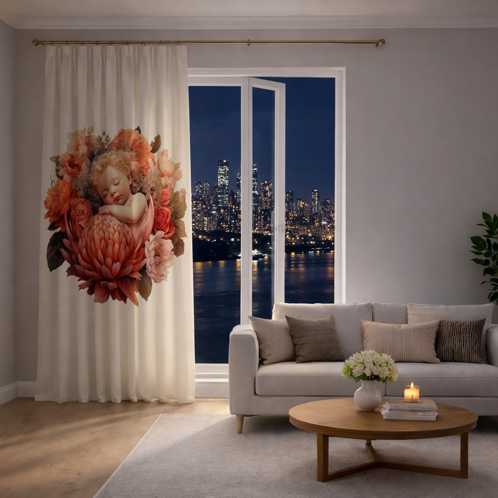 Ethereal Cottagecore Sleeping Baby Drapes