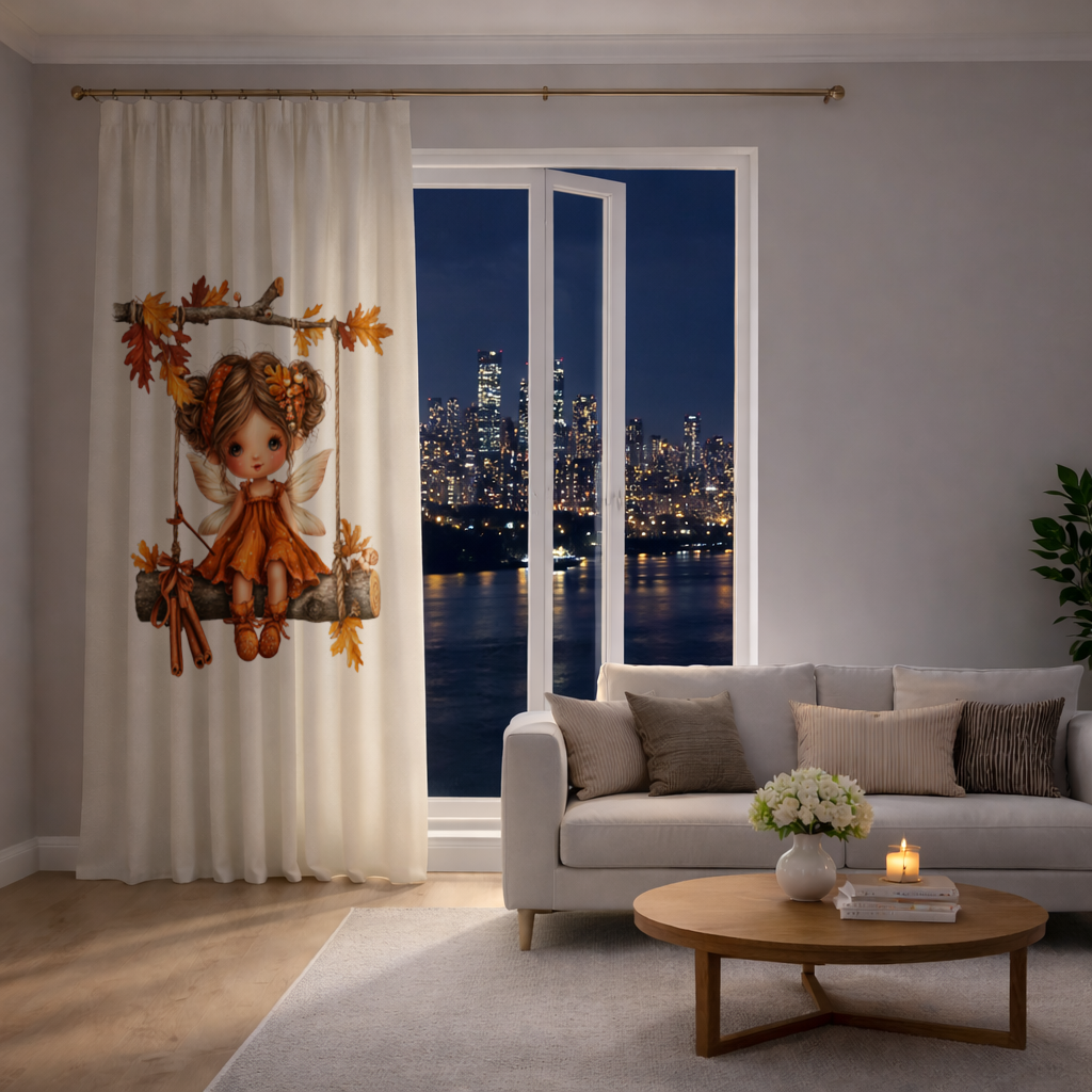 Whimsical Autumn Forest Fairy Drapes