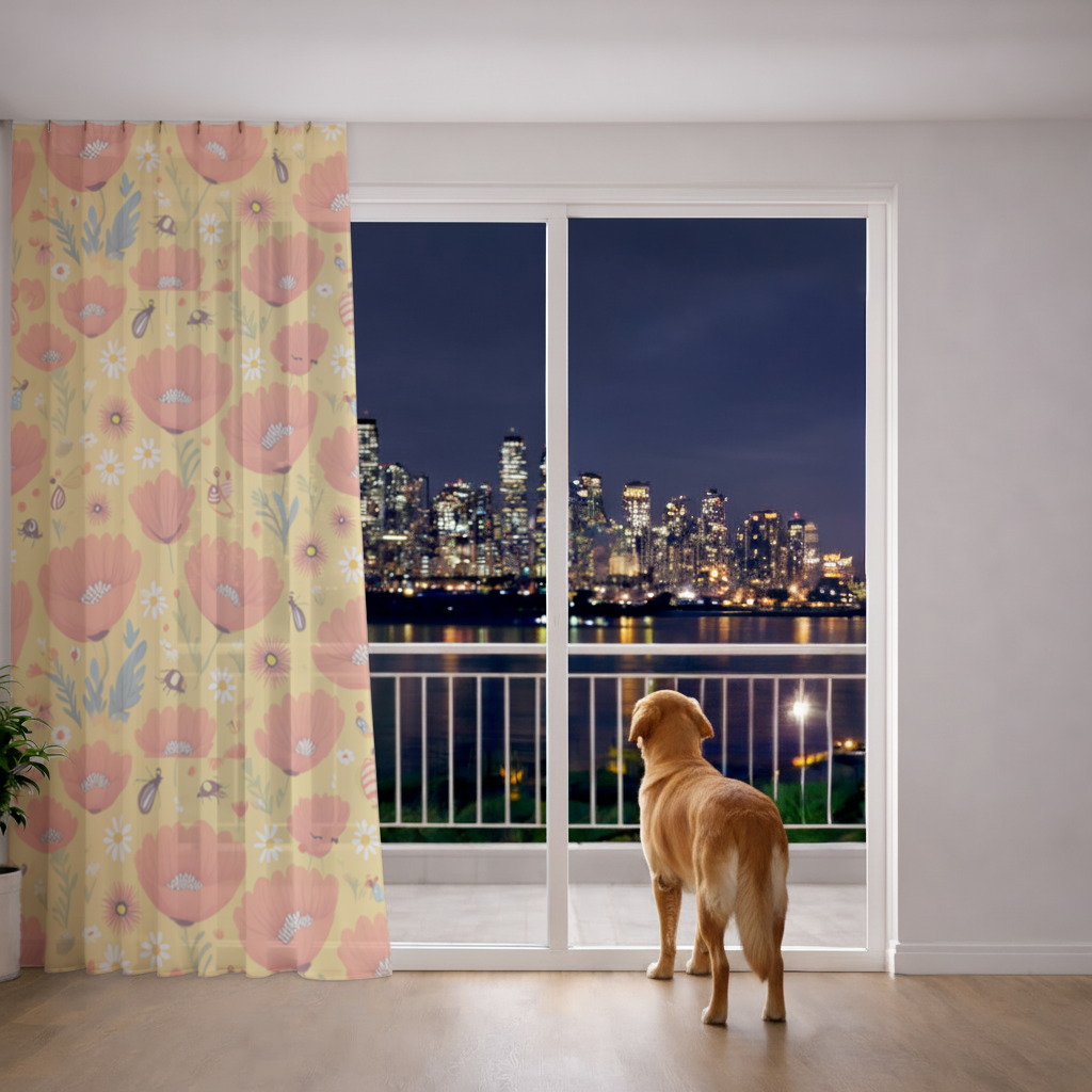 Floral  Insect Pattern  Colorful Design 