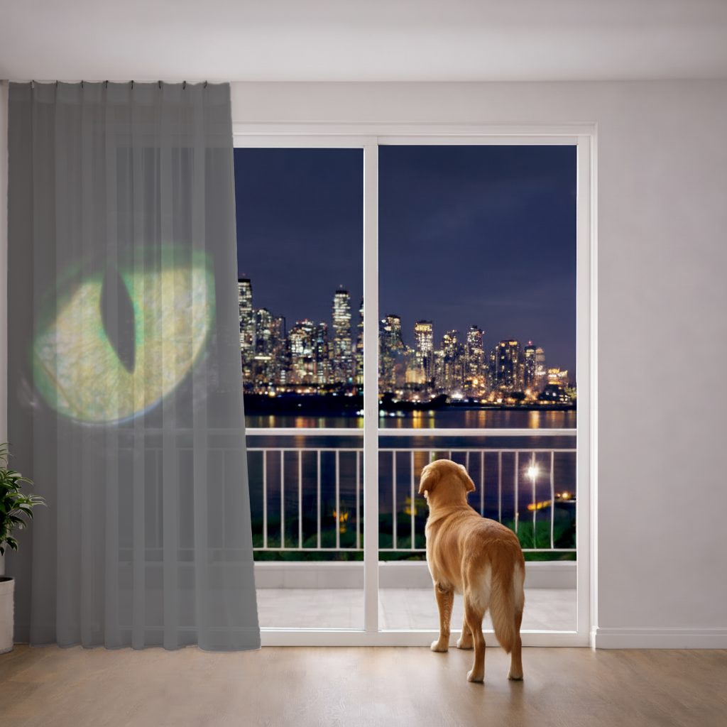 Phanter eye. Sheer Curtain