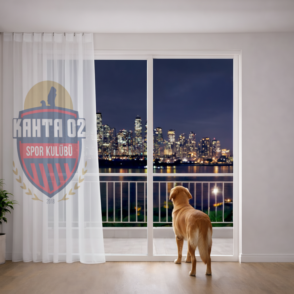 Kahta 02 Spor Kulübü Crest Sheer Curtain