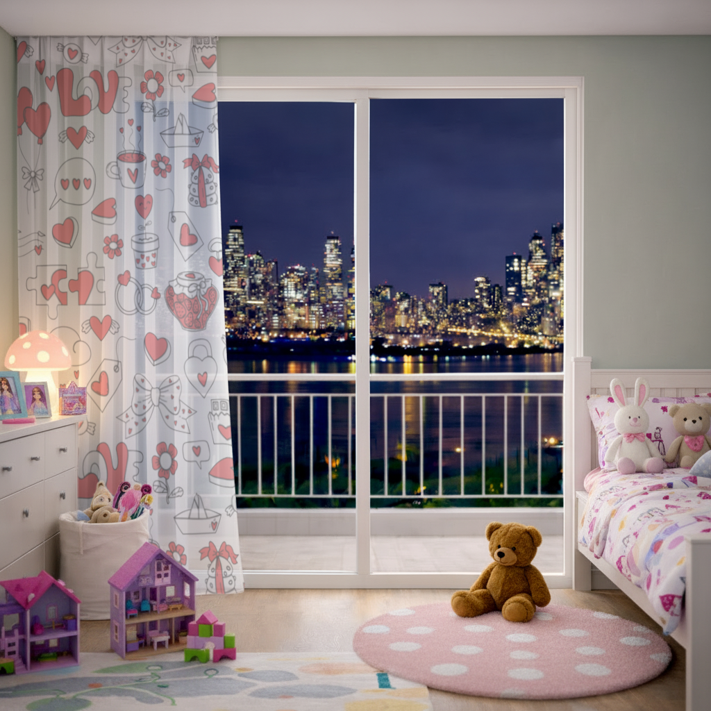 Valentines Day Doodle Love Heart Pattern Cute Design 