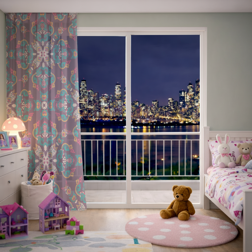 Colorful Ottoman Inspired Mandala Pattern 